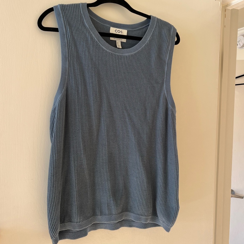 COS 100% cotton knit tank